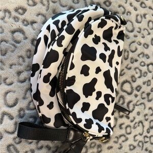 Stylish Black and White Crossbody Bag